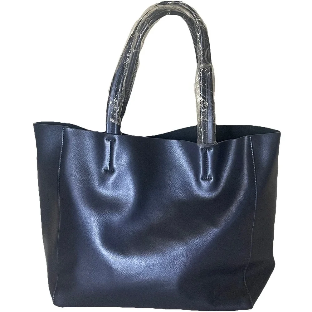 ILI Blue Satchel Bag NWT Removable Lining Crossbody Strap Convertible‎ Purse